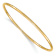 10k Yellow Gold 2.5mm Grooved Slip-on Bangle