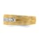 14K Yellow Gold Lab Grown Diamond SI1/SI2, G H I, Polish and Satin Men's Ring