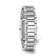 Ladies Charles Hubert Crystal Bezel White Dial 21x46mm Watch