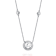 CZ Solitaire Pendant In Sterling Silver