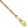 14K Yellow Gold 1.70mm Singapore Chain Bracelet