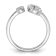 Rhodium Over 14K White Gold Lab Grown Diamond VS/SI GH, Initial G
Adjustable Ring