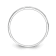 Rhodium Over 14K White Gold AA Quality Trio Mens Wedding Band