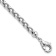 Rhodium Over Sterling Silver 6.0mm Wheat 8 Inch Bracelet