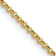 14K Yellow Gold 1.55mm Rolo Pendant Chain Necklace