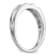 Rhodium Over 14K White Gold Diamond Trio Men's Wedding Band 0.14ctw