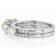 Opal And Zircon Stackable Ring Set In Sterling Silver 1.09ctw