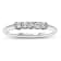 0.25ctw Diamond Wedding Band Ring in 14k White Gold