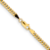 14k Yellow Gold 3.5mm Solid Miami Cuban 22 Inch Chain
