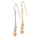 14k Yellow Gold, 14k White Gold and 14k Rose Gold Diamond-Cut Beads
Dangle Earrings