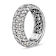 2.85ctw Diamond Micro Pave Eternity Band in 14k White Gold
