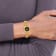 Ladies Charles Hubert IP-plated Stainless 26mm Black Dial Watch