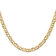14k Yellow Gold 6.25mm Concave Mariner Chain 20 inch