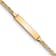 14k Yellow Gold Polished Mariner Link ID Bracelet