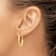 14k Yellow Gold 1/2" Polished Hoop Earrings