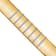14K Yellow Gold with White Rhodium Diamond Wide Band 7.25-inch Bracelet 1.35ctw