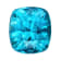Blue Zircon 8.5x7.7mm Cushion 4.48ct