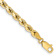 10k Yellow Gold 4.25mm Diamond-Cut Rope Link Bracelet
