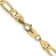 14K Yellow Gold 6.25mm Flat Figaro Chain Necklace