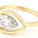 Timeless Lab-Grown Floating Pear Diamond Solitaire Ring In 10K Gold
