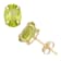 Oval Peridot 10K Yellow Gold Earrings 2.86ctw