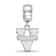 Sterling Silver Rhodium-plated LogoArt University of Virginia Small
Dangle Bead