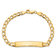 14k Yellow Gold Polished Cuban ID Bracelet