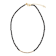 Barse Onyx Bar Necklace In 18K Gold Over Brass