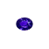 Purple Sapphire Unheated 9.8x7.6mm Oval 3.06ct