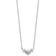 Rhodium Over Sterling Silver Sand Dollar and Starfish 16.5 Inch with 2
Inch Extension Necklace