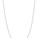 Rhodium Over 14k White Gold 0.85mm Solid Spiga 16 Inch Chain