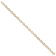10k Yellow Gold 5mm Polished and Textured Oval Link Bracelet