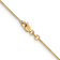 14k Yellow Gold 0.90mm Round Snake Chain 22 Inches