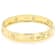 Italian Nobile Bloom Opera Bangle In Solid 14K Yellow Gold