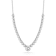 Rachel Zoe CZ Tennis Necklace with Round Center Stone in Rhodium Over
Sterling Silver