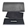 Chanel Black Frame with White Arms/Gray Lens Sunglasses