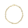 Oval Mariner Link Bracelet In Solid 14K Yellow Gold 5.3mm