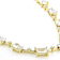 CZ Tennis Necklace In 18K Gold Over Sterling Silver