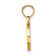14k Yellow Gold Polished Block Letter D Initial Pendant