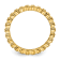 14K Yellow Gold Over Sterling Silver Stackable Expressions Diamond Ring 0.08ctw