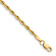 14k Yellow Gold 2.5mm Rope Link 16 Inch Chain