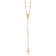 14K Yellow Gold Polished Rosary Necklace