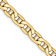 14k Yellow Gold 5.5mm Semi-Solid Mariner Chain 22 inch