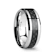 MAXIMUS Black Carbon Fiber Inlay Tungsten Carbide Wedding Band 7mm