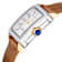 GV2 Padova White Dial Taupe Leather Strap Watch