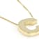 Block Letter C Initial Necklace In 10K Yellow Gold