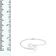 8.5-9mm White Cultured Freshwater Pearl Silver  Bracelet