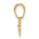 14K Yellow Gold Diamond-cut 4 Leaf Clover Pendant