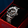 Duxot Atlantica Skeleton Diver Gray Dial White Bezel White Stainless
Steel Band Automatic Watch