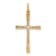 10k Yellow Gold 0.10 cttw Diamond Cross Pendant